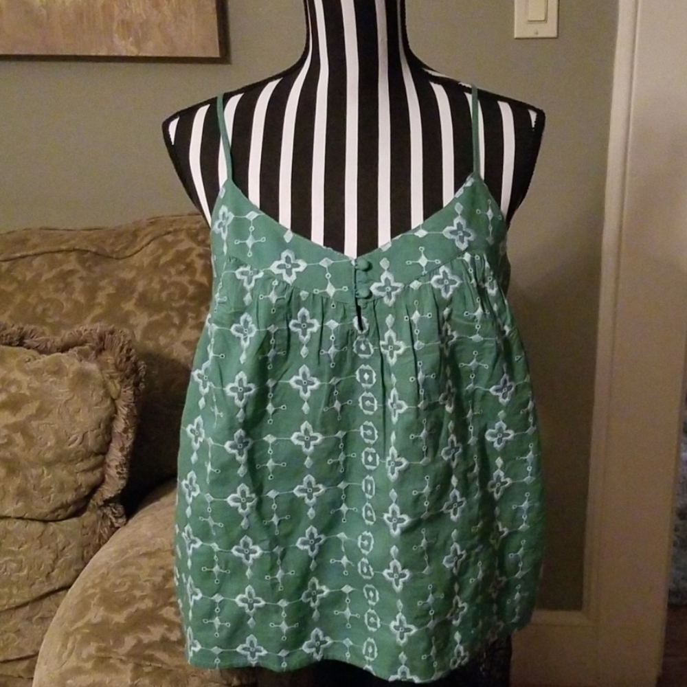 Lucky Brand Embroidered Tank